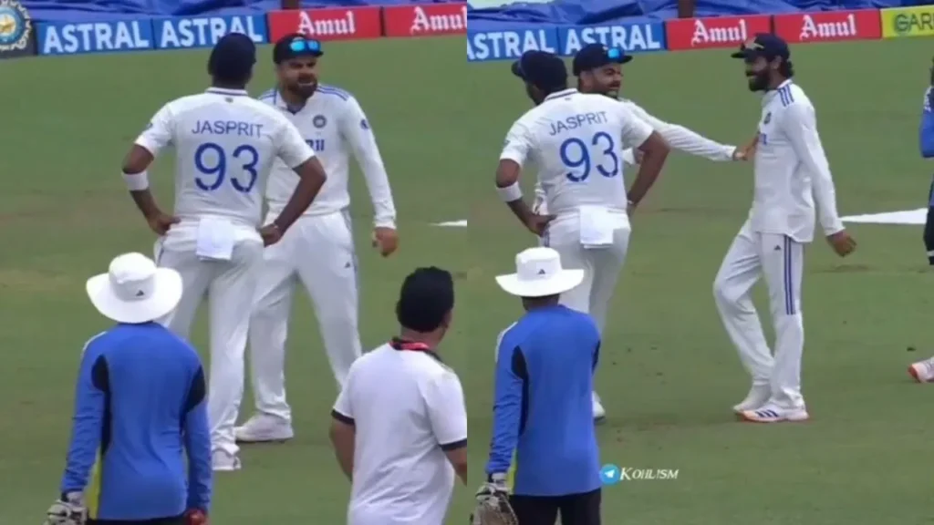 Virat Kohli, Ravindra Jadeja tease Jasprit Bumrah by imitating his bowling and walking style