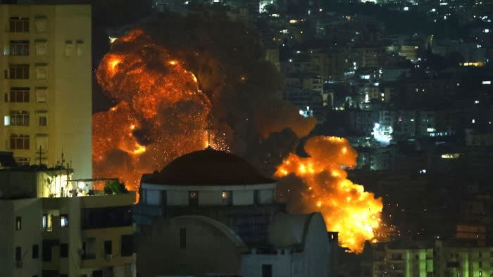 Israel pounds Lebanon with heaviest night of bombing