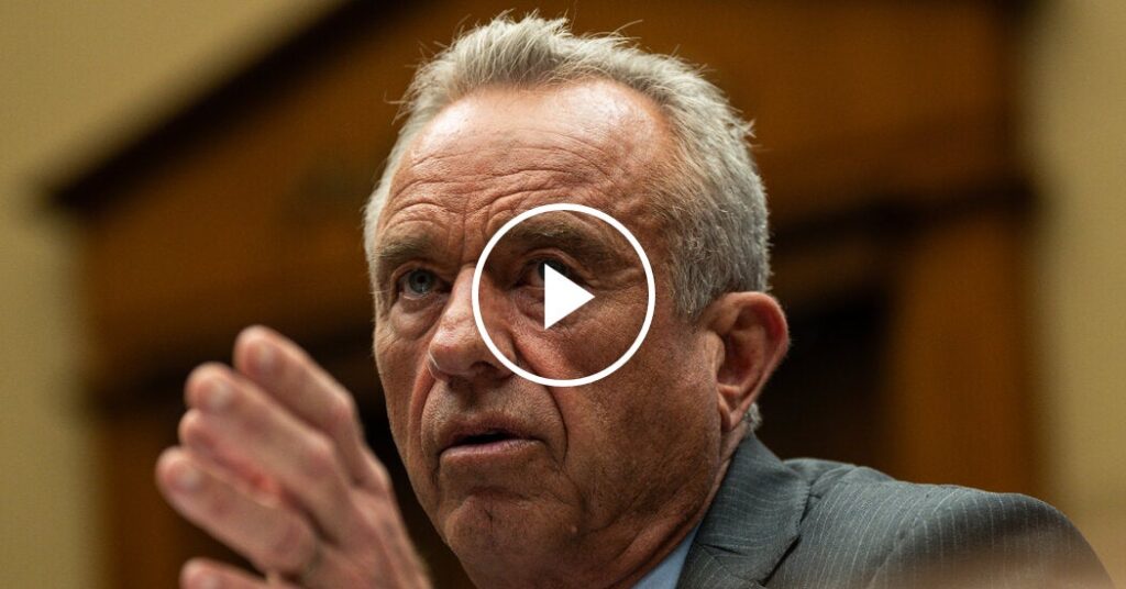 R.F.K. Jr. Says U.S. Will Stop Funding Global Vaccine Agency