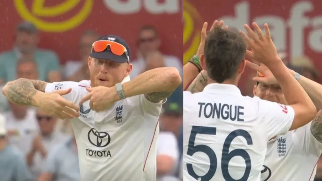 Watch: “Nom, Nom, Nom” – Ben Stokes hilariously mocks Josh Tongue for gobbling up Indian tailenders