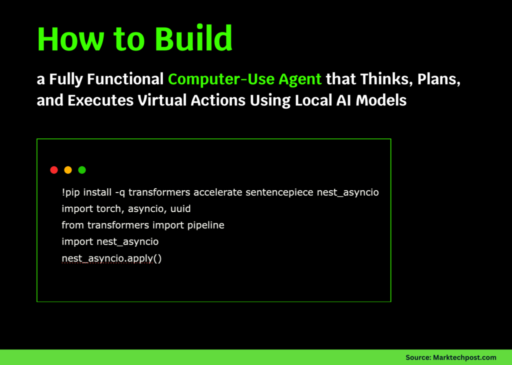How to Build a Fully Functional Computer-Use Agent that Thinks, Plans, and Executes Virtual Actions Using Local AI Models