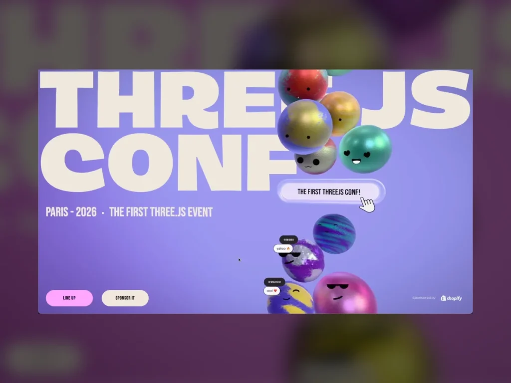 When Community Becomes UI: Building the Website for the First Three.js Conference