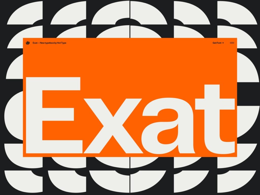 The Exat Microsite: Pushing a Typography Showcase to New Creative Extremes